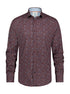 A Fish Named Fred Printed Shirt Burgundy